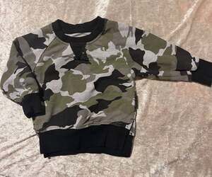 Little Bipsy Camo Sweatshirt 6–12M Boutique Crewneck Pullover Baby